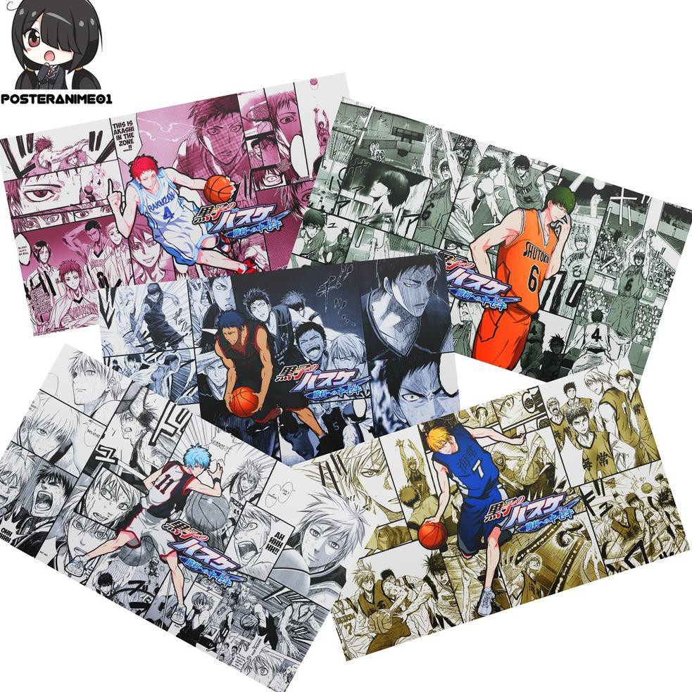 Tấm Áp Phích Treo Trang Trí In Hình Nhân Vật Anime Kuroko No Basket
