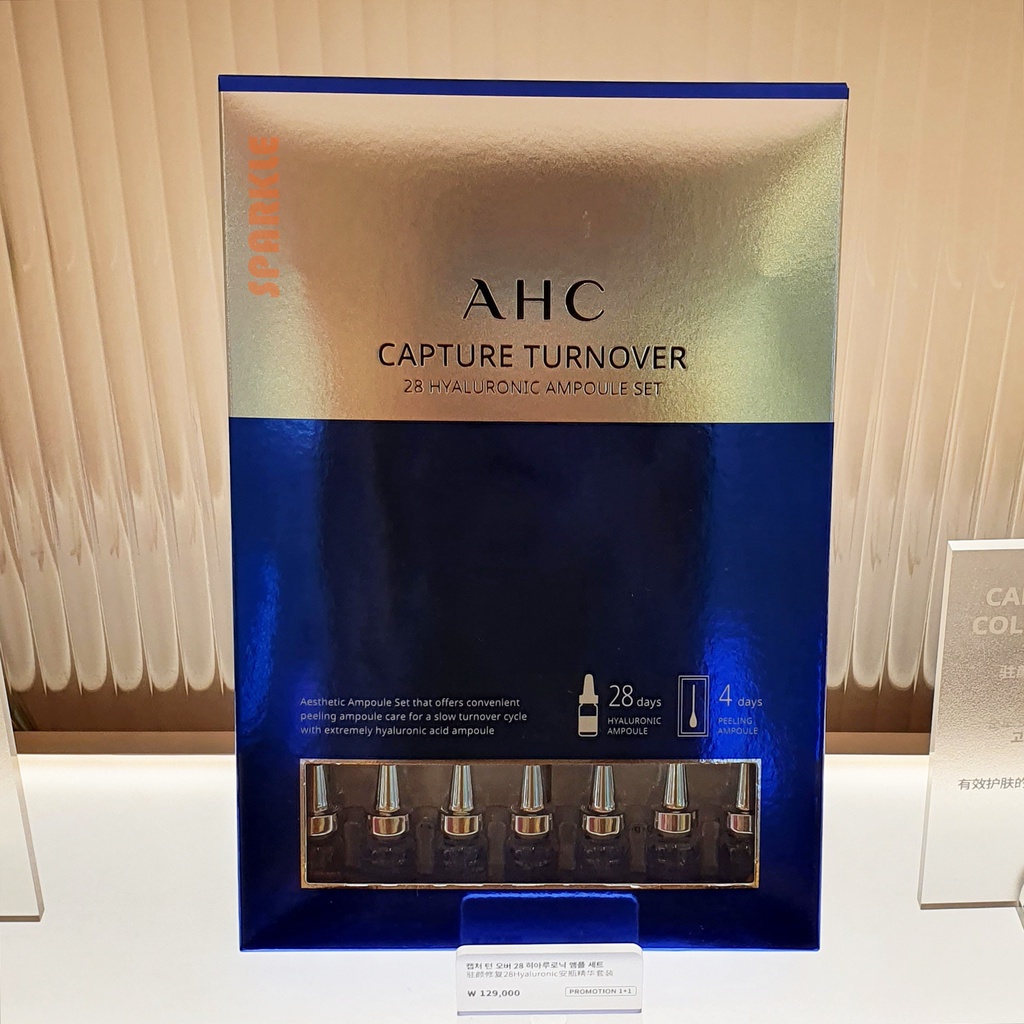et tinh chất dưỡng Capture Turnover 28 Hyaluronic AHC cao cấp