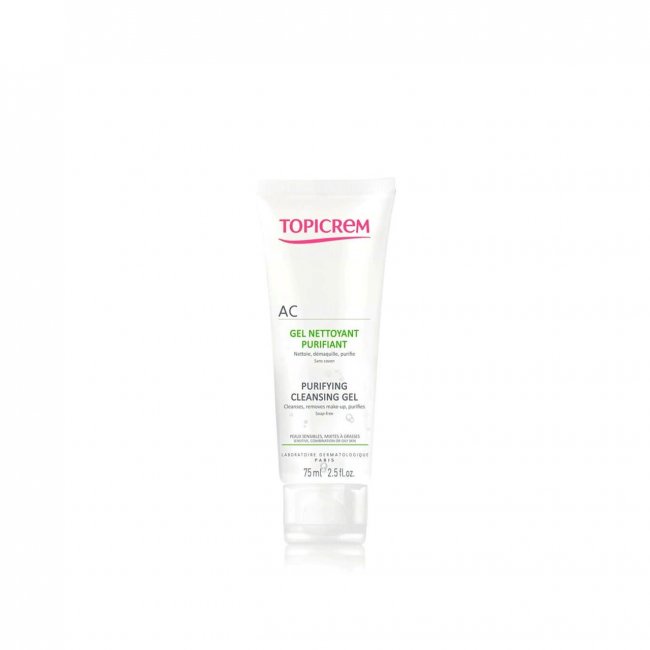 GEL RỬA MẶT DÀNH CHO DA NHỜN MỤN TOPICREM AC PURIFYING CLEANSING GEL