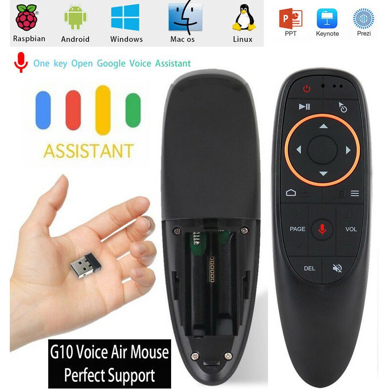 Điều khiển chuột tích hợp tìm kiếm giọng nói AIR REMOTE MOUSE G10S(chuột bay)