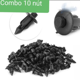 10 nút nhựa dàn áo xe máy-máng xối,đầu cản ô tô