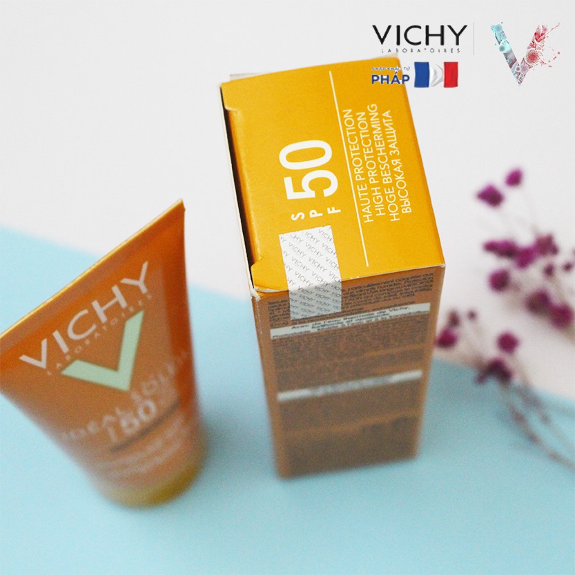 [NHẬP KHẨU-TEM PHỤ] MẪU MỚI Kem Chống Nắng Không Gây Nhờn Rít Vichy Ideal Soleil SPF 50