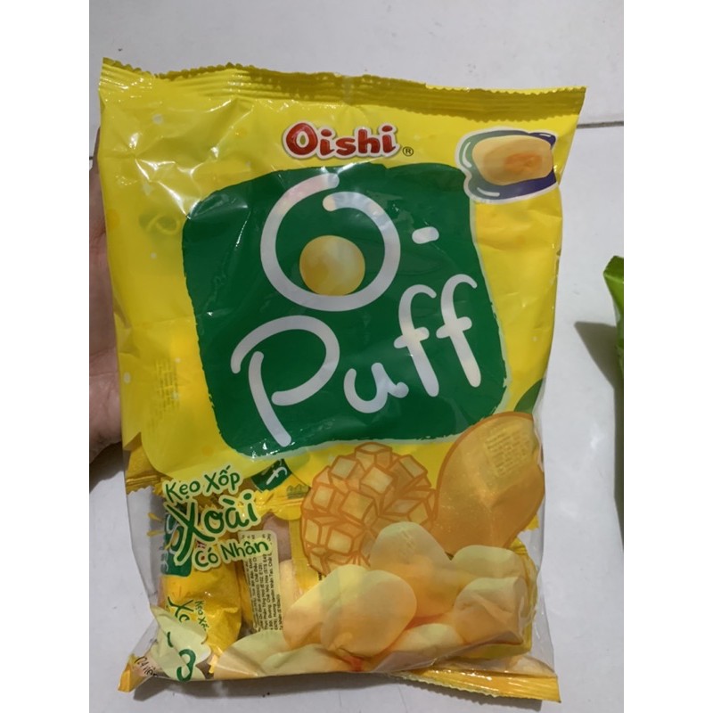 KẸO XỐP O-PUFF CÓ NHÂN ĐỦ VỊ 24 VIÊN