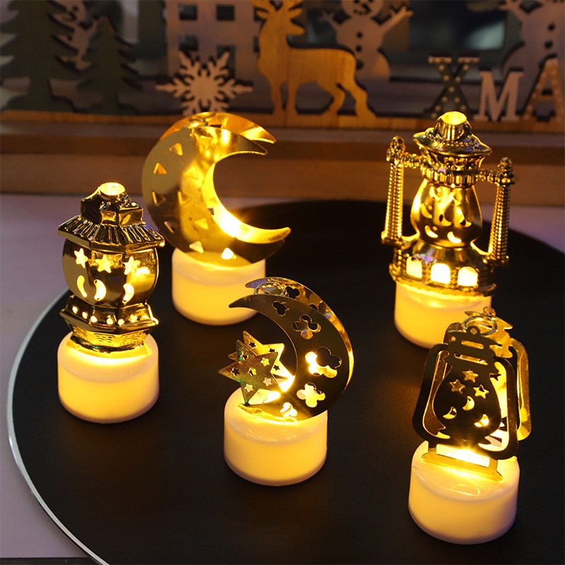 Đèn LED Hình Nến Ngôi Sao / Mặt Trăng Dễ Thương