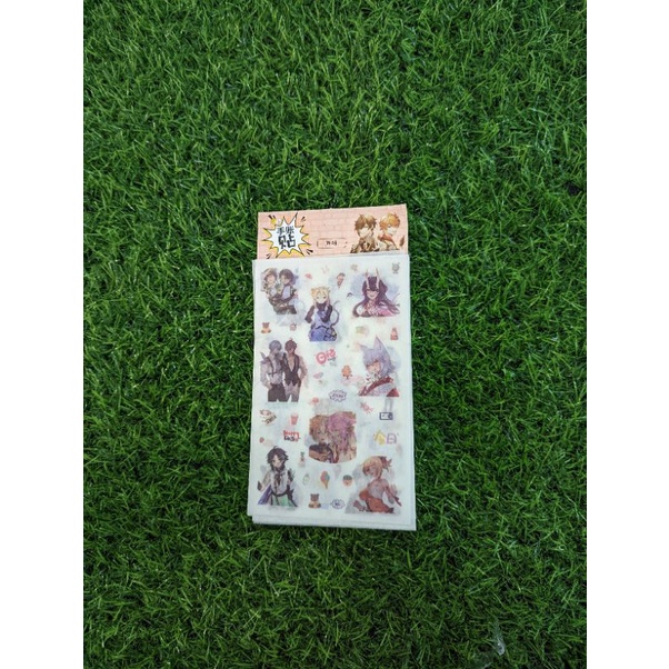 Sticker genshin impact hộp cứng 120 chiếc size to
