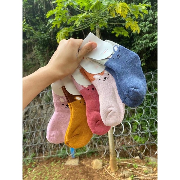 Tất len xù dày, cao cổ cho bé S.M.L