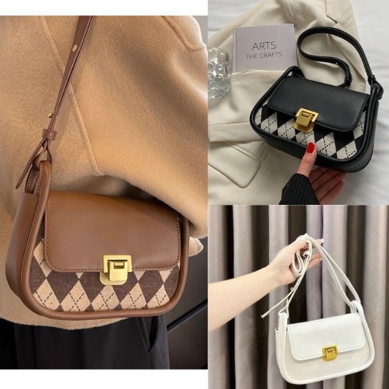 Túi xách đeo chéo nữ giá rẻ đẹp đi chơi phong cách thời trang hàn quốc dễ thương cute