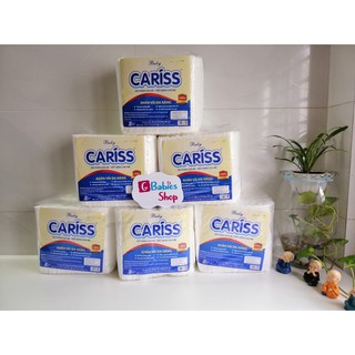 COMBO 3kg/6 gói khăn vải khô đa năng BABY CARÍSS 3000 tờ x 19cm