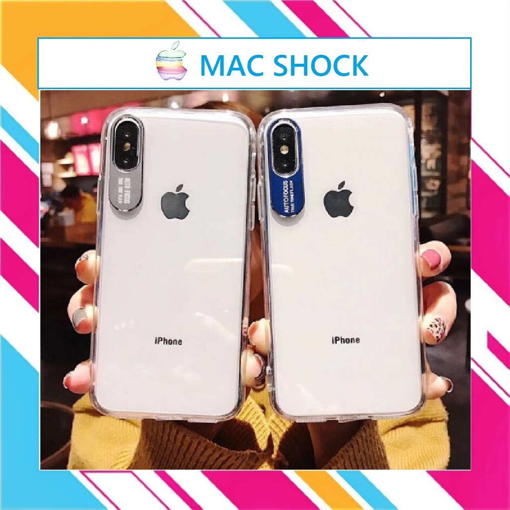 Ốp lưng Iphone bảo vệ camera Auto Focus 7plus/8/8plus/x/xs/xs max/11/11 pro/11 promax - Mac Shock