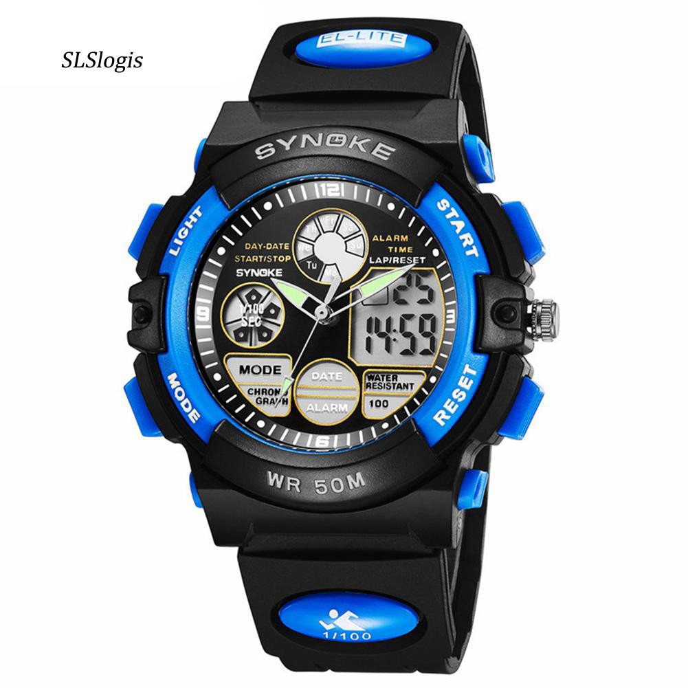 Đồng hồ điện tử kết hợp la bàn chống nước cho bé trai và bé gái | BigBuy360 - bigbuy360.vn