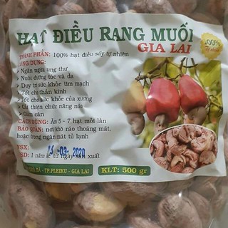 Hạt điều rang muối hạt lớn loại 1, hạt đều, không bị sâu, giòn rụm, chính gốc hạt điều Gia Lai