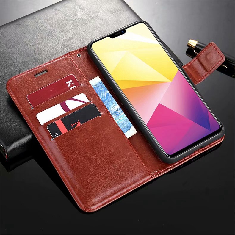 Bao da điện thoại có dây đeo cứng kiểu ví đựng thẻ cho Huawei GR5 GR3 2017 GR5 2016 Honor 6X 5X Y6II Y5II Y3II
