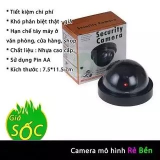 Mô hình Camera chống trộm có LED cảnh báo như thật  dàh cho các bạn sinh viên nhà trọ.tuy k hiệu quả cao nhưg củng đủ sợ