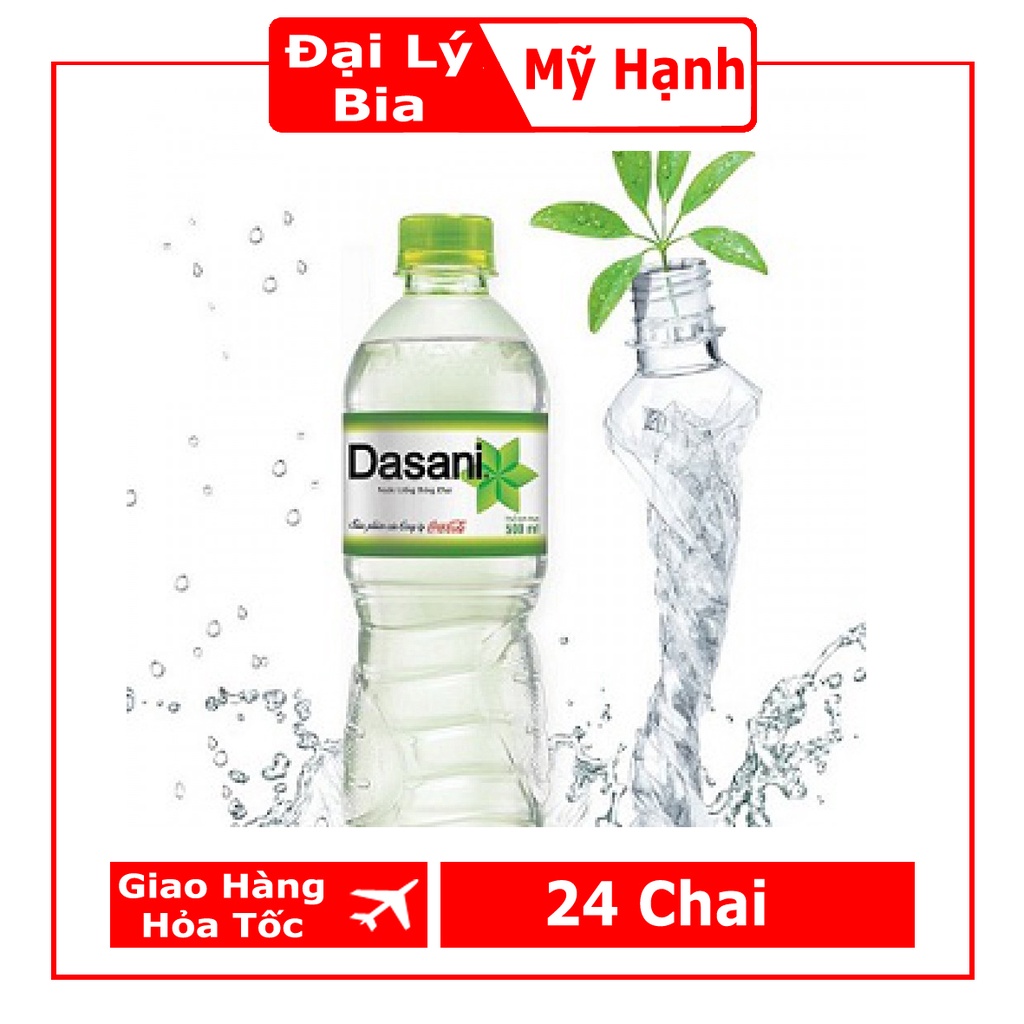 Thùng 24 Chai Nước Suối Tinh Khiết Đóng Chai Dasani Bao Bì Xuân Chai Nhựa 500ml