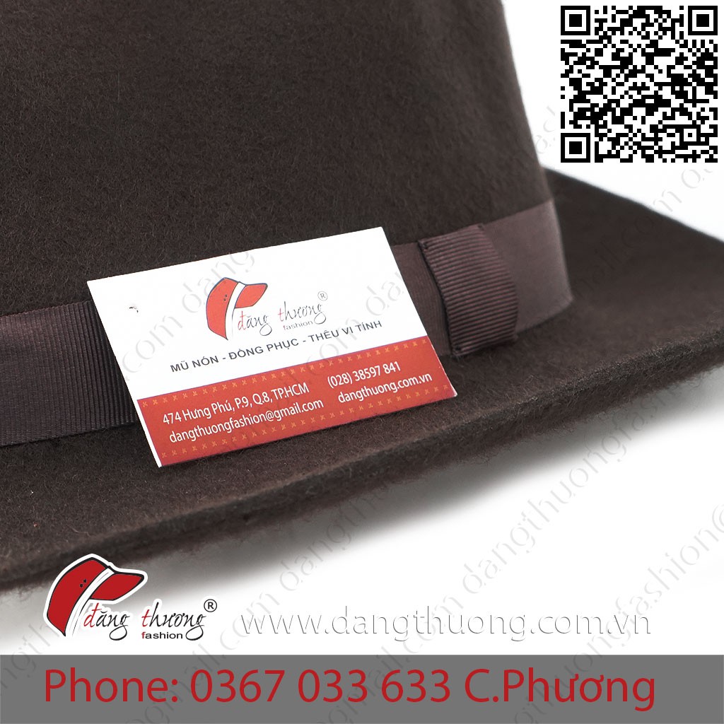 Mũ nón phớt fedora chất liệu nỉ/ dạ THẬT 100%, cao cấp cho trung niên, lớn tuổi, người già, cổ điển vintage