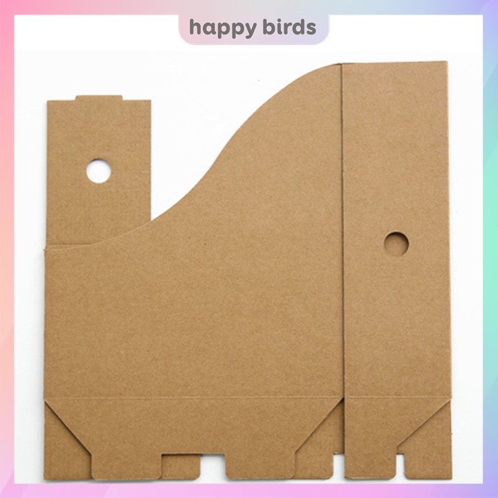 Khay đựng tài liệu hộp đựng sách A4 giấy bồi kraft cứng đựng sách để bàn The Happy Birds