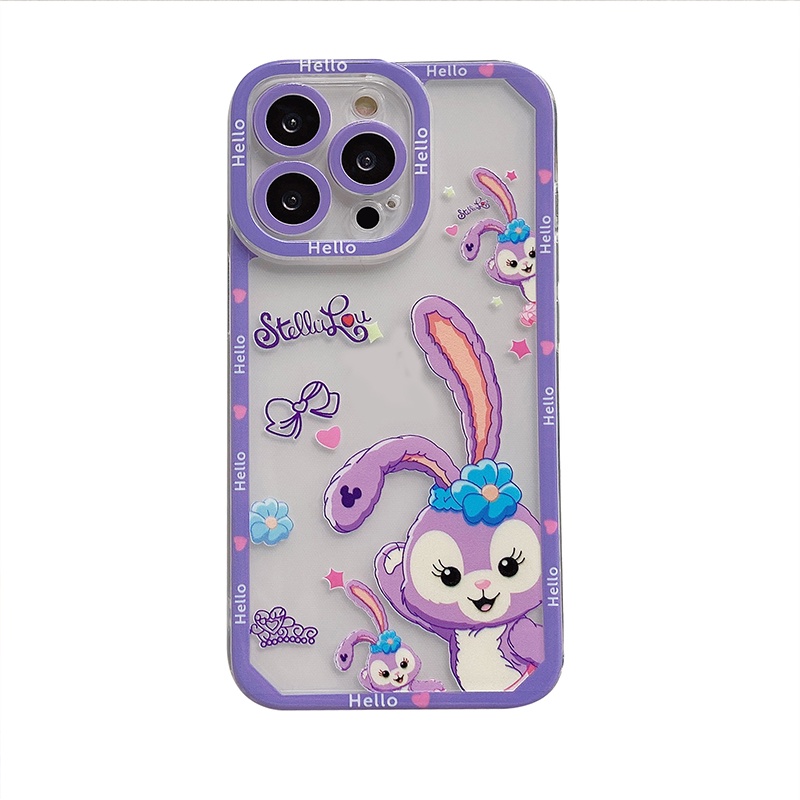 Ốp Điện Thoại TPU Trong Suốt Hình Gấu Dễ Thương Cho Iphone 14 13 Pro Max 12 11 XS XR X 8 7 6 Plus Mini SE