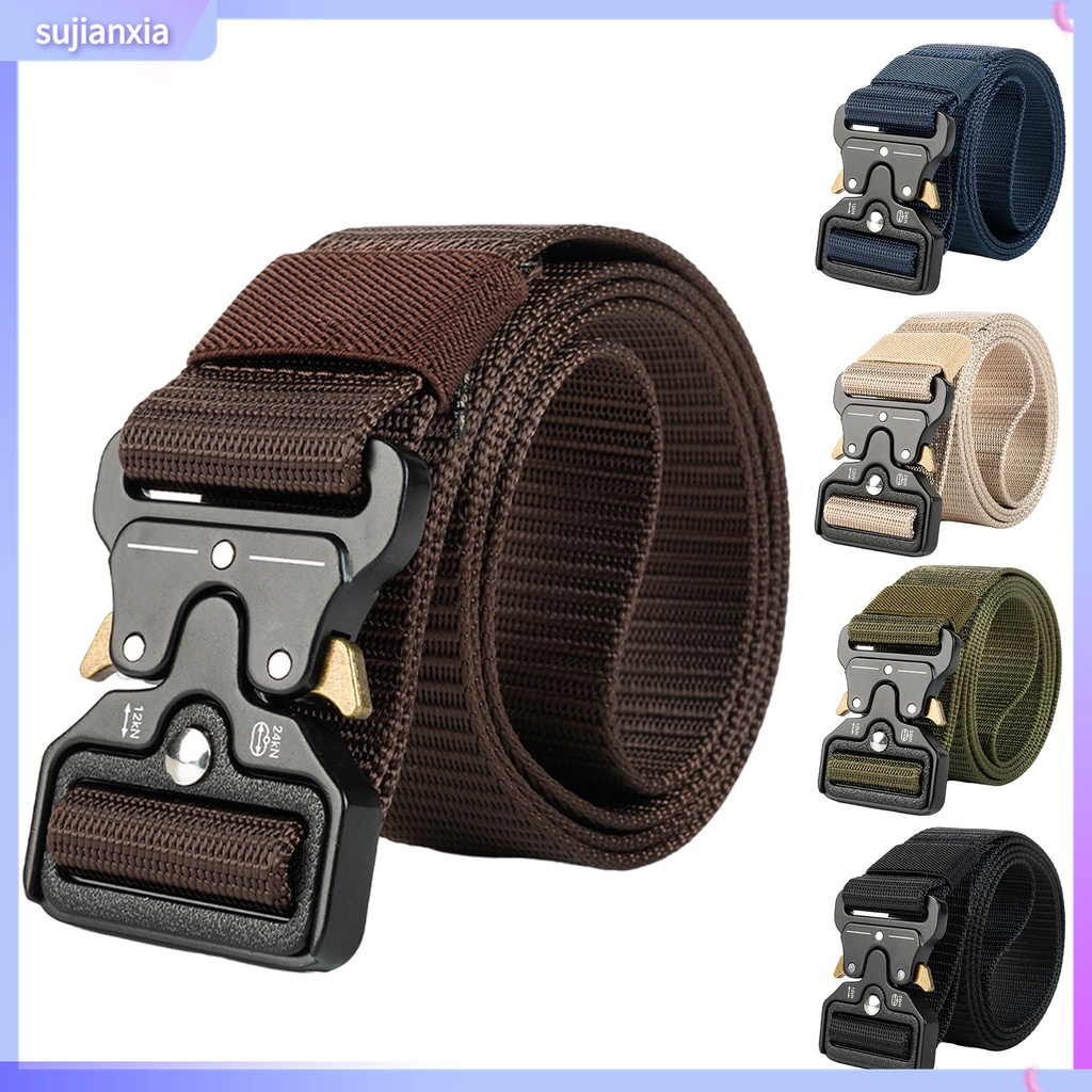 Sujianxia| Thắt Lưng Thể Thao Thoáng Khí Nhanh Khô Màu Trơn Có Thể Điều Chỉnh