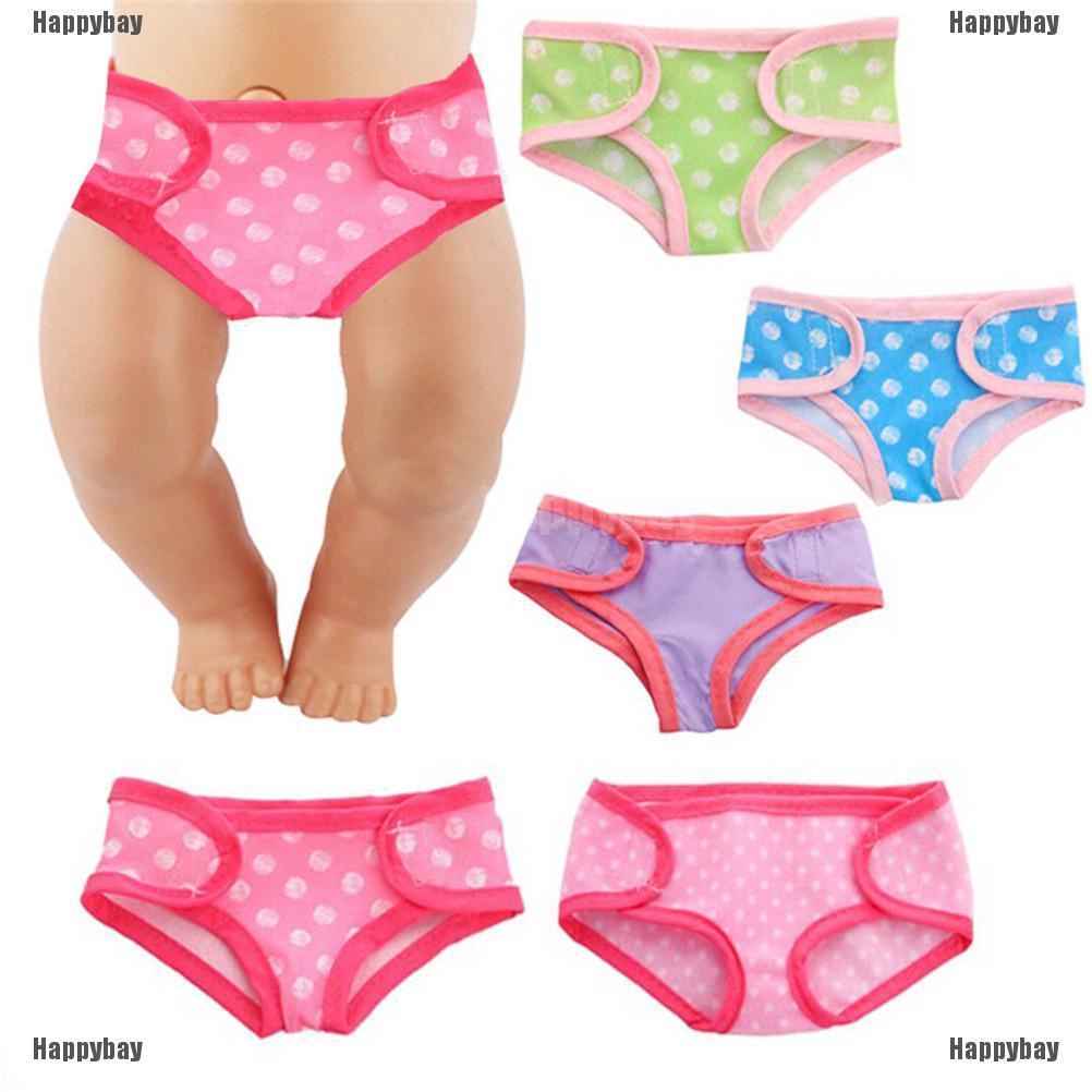 Tã Lót Cho Búp Bê 43cm Họa Tiết Chấm Bi Dễ Thương