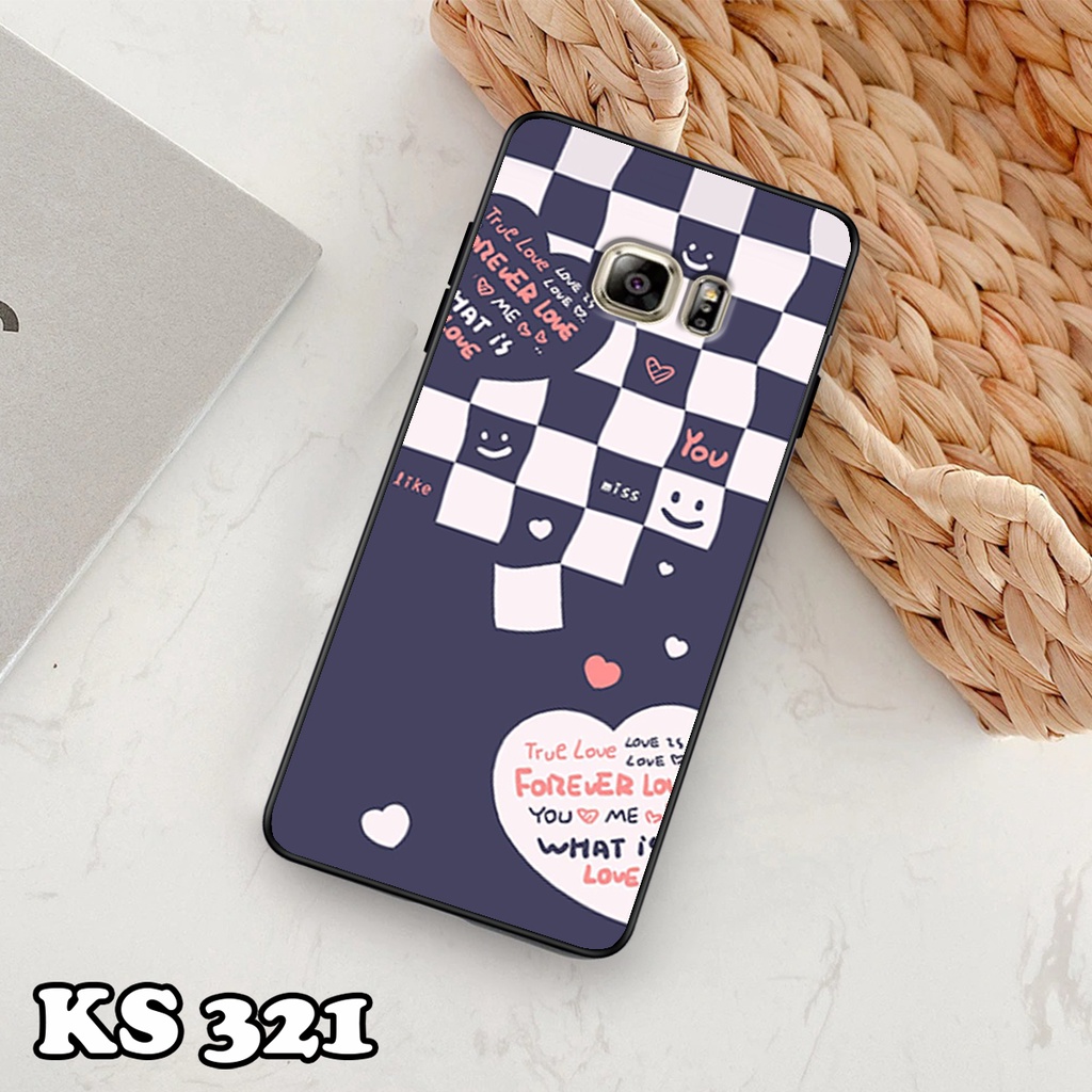 Ốp lưng Samsung S6 - Samsung S6 Edge - Samsung S6 Edge+ - Ốp in hình họa tiết caro - Chất liệu TPU siêu bền