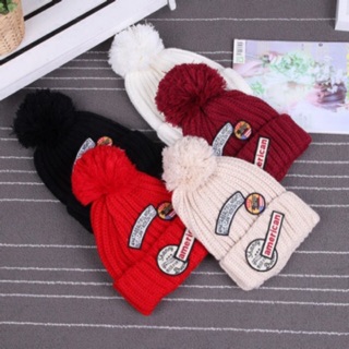 Nón len cục bông- american