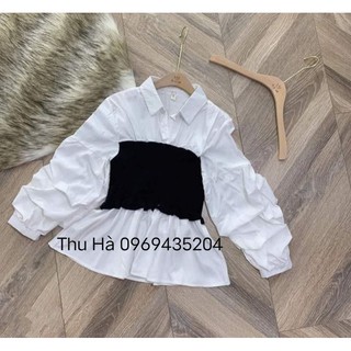 Áo babydol phối