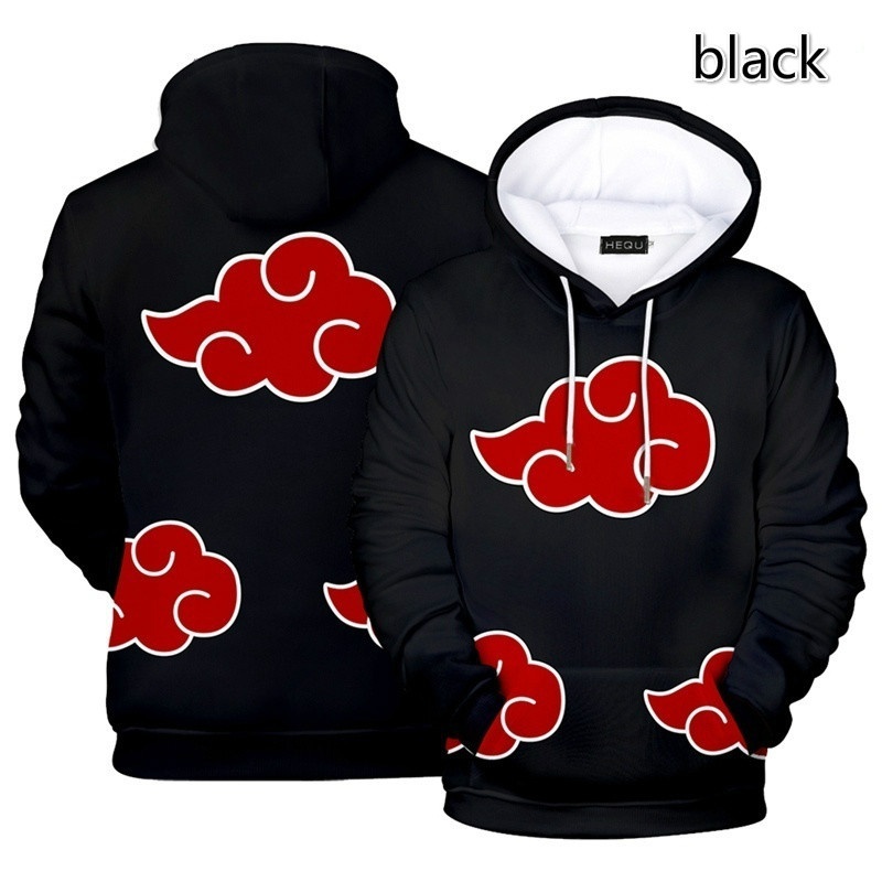 Áo Hoodies Có Nón Dài Tay In Hình Naruto 3d Thời Trang