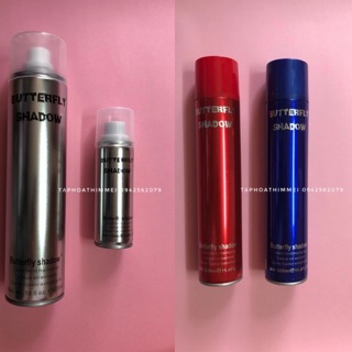 Keo xịt tóc butterfly các dòng, chi tiết và độ cứng khác nhau kèm trong ảnh và mô tả