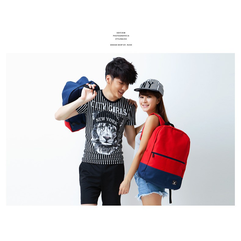 ⚡FREE_SHIP⚡ Balo Phối Màu Cá Tính PRAZA - BLS0156 (Tặng Móc Khóa)