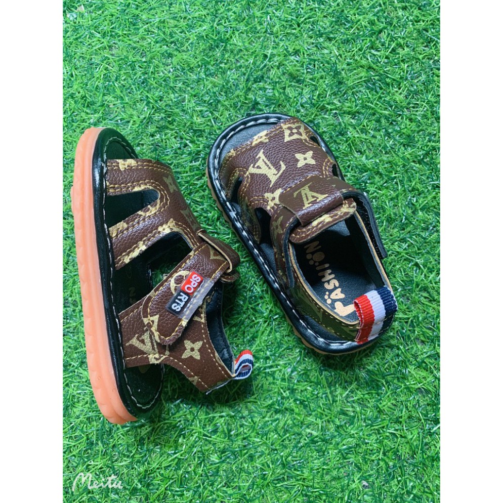 Giày SANDAL Tập Đi Cho Bé Trai Và Gái -Phát Tiếng Kêu- Đế Chống Trơn -Hàng Quảng Châu Cao Cấp (2030)
