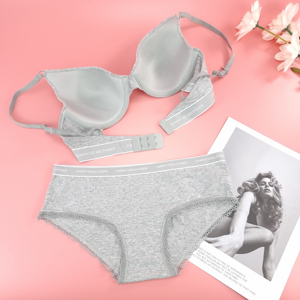 Bộ đồ lót nữ  EMBRA TOMMY cotton cao cấp EBB47