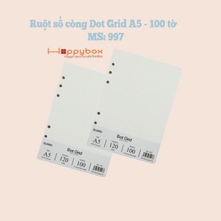 Ruột sổ còng Klong Dot Grid A5 - 100 tờ; MS: 997