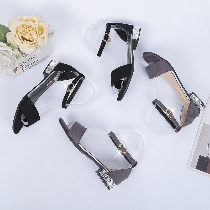 IELGY Giày sandal nữ hở ngón