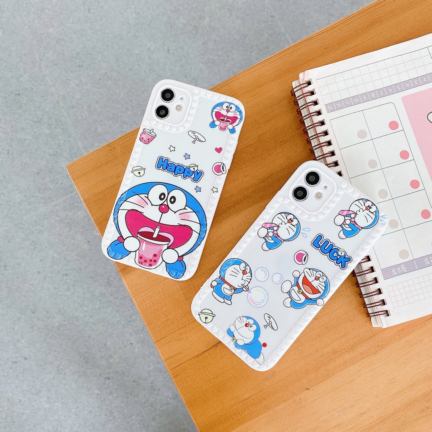 Ốp Điện Thoại TPU In Doraemon Cho OPPO A3S A5 A5S A7 A7X A12 A12E A52 A72 A92 A57 A8 A31 A83 A93 Reno5 A5 2020 A9 2020