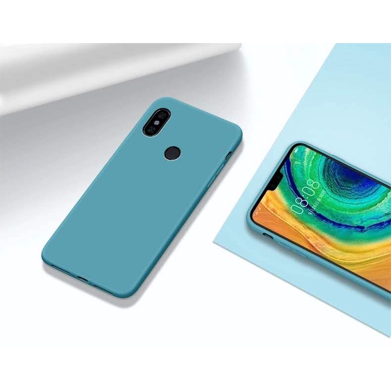  Ốp Điện Thoại Silicone Mềm Chống Sốc Màu Trơn Cho Xiaomi Redmi note5 /Note 5 pro