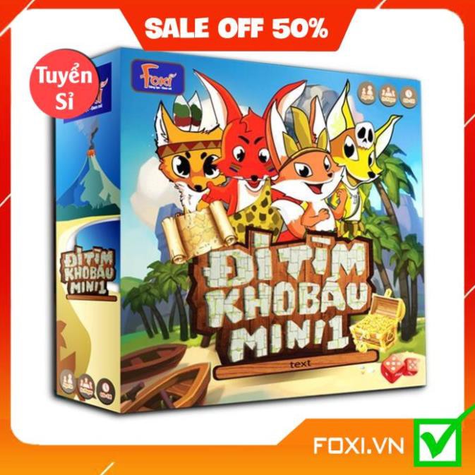 Board game-Đi tìm kho báu mini 1 Foxi-đồ chơi phát triển tư duy-dễ chơi-vui nhộn-giá siêu rẻ thumbnail
