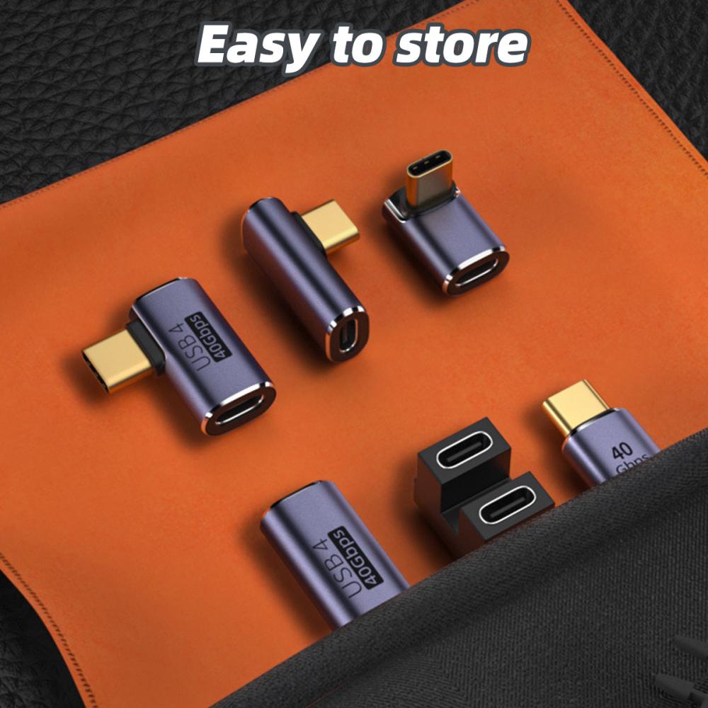 Đầu chuyển đổi GUUGEI USB4.0 40Gbps OTG 8K 60Hz 100W 5A USB C sang Type-C cho laptop