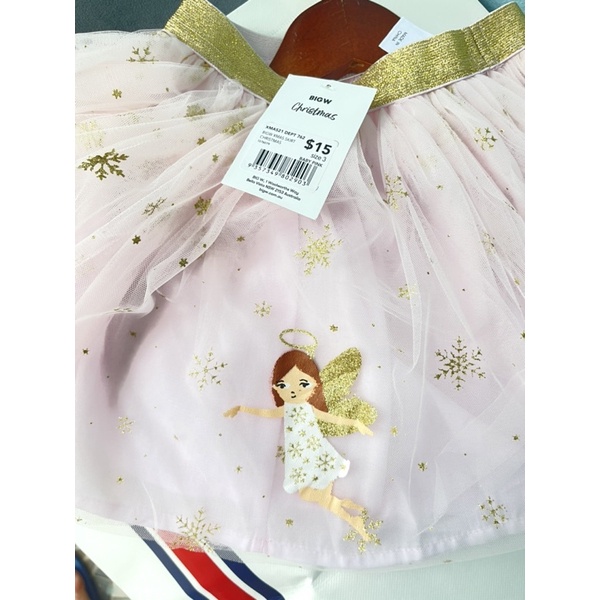 Chân váy bé gái Big W 1-6 tuổi  Váy voan lưới bông cao cấp xuất dư 0522