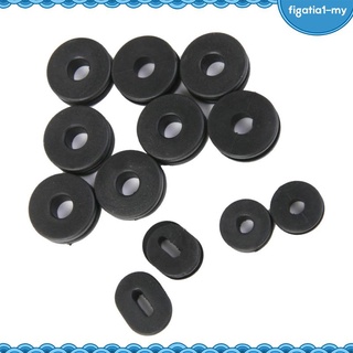 Set 24 Vỏ Bọc Cạnh Xe Hơi / Xe Máy Bằng Cao Su Màu Đen
