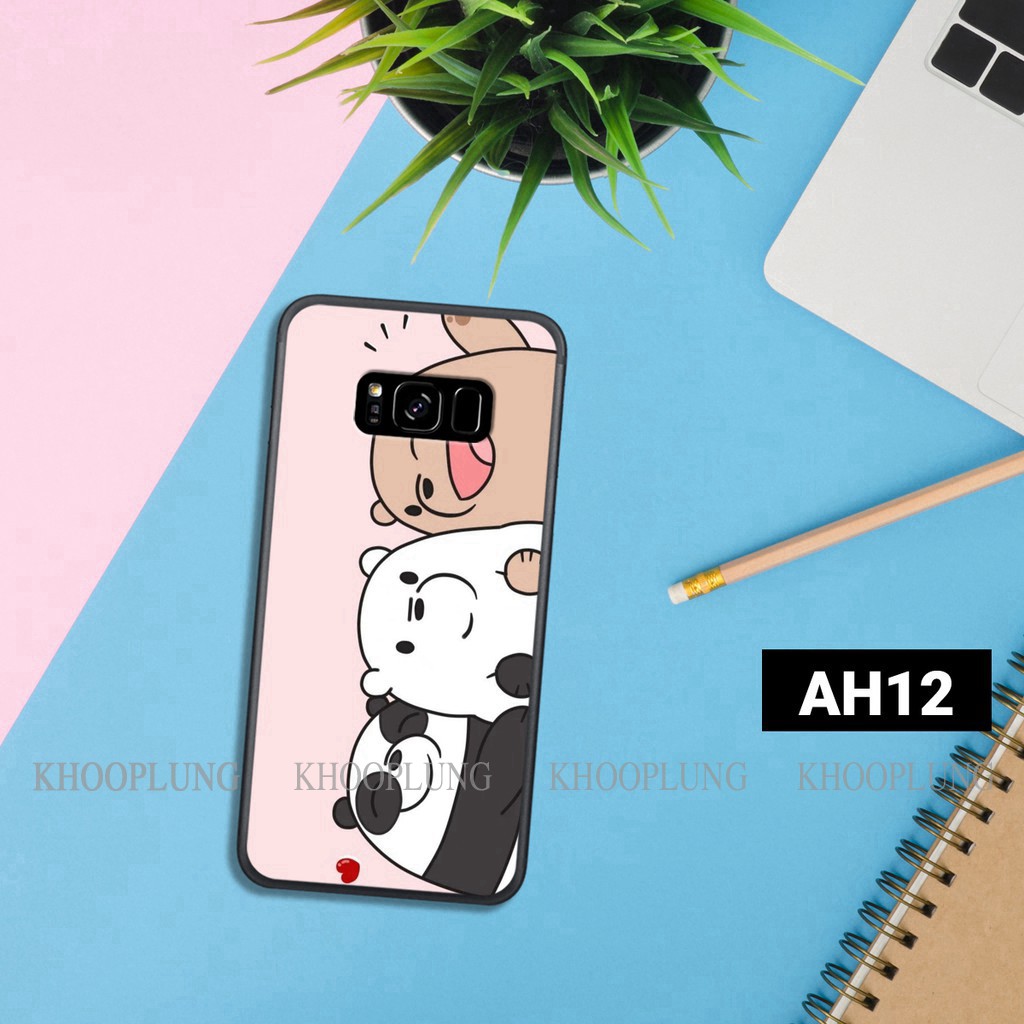 [SALE] Ốp lưng Samsung Galaxy S8 - S8 Plus - S9 - S9 Plus in hình gấu cute dễ thương