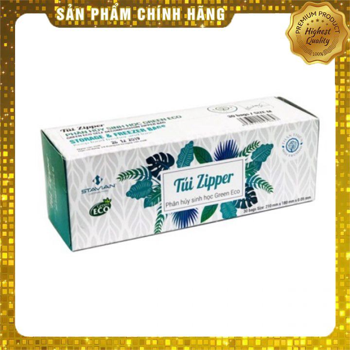 Túi zip tự hủy sinh học Eco