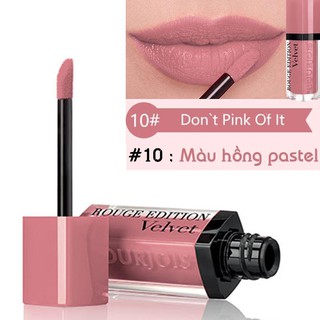 Son lì Bourjois Rouge Edition Velvet Don't Pink of It 10