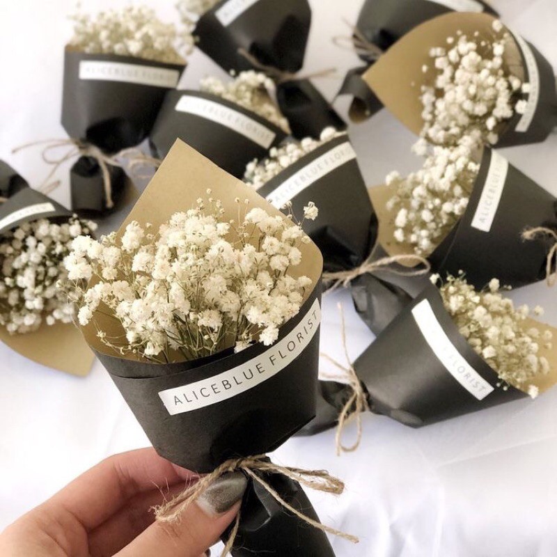 Bó hoa khô mini làm quà tặng, chúc mừng, tri ân | BigBuy360 - bigbuy360.vn