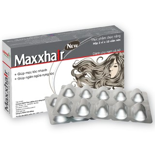 MAXXHAIR -  VIÊN UỐNG MỌC TÓC - HỘP 30V