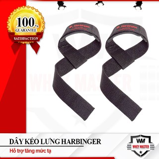Phụ Kiện Thể Thao Gym Dây kéo lưng HARBINGER PADDED COTTON LIFTING STRAPS 213  - Chính hãng