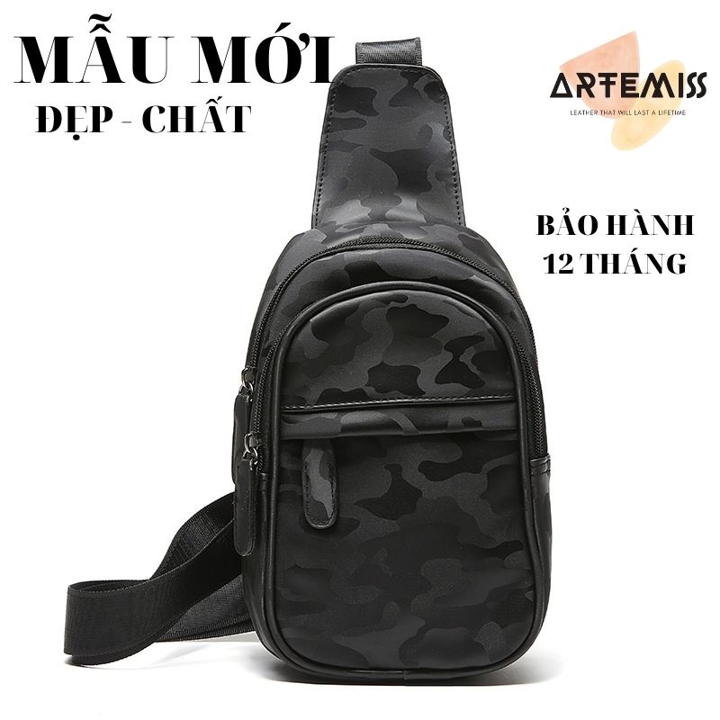 Túi bao tử nam ⚡FREESHIP⚡da đeo chéo ngực vai Lịch lãm, phong cách, bền đẹp. BH 12t Tặng Vớ nam 6U13