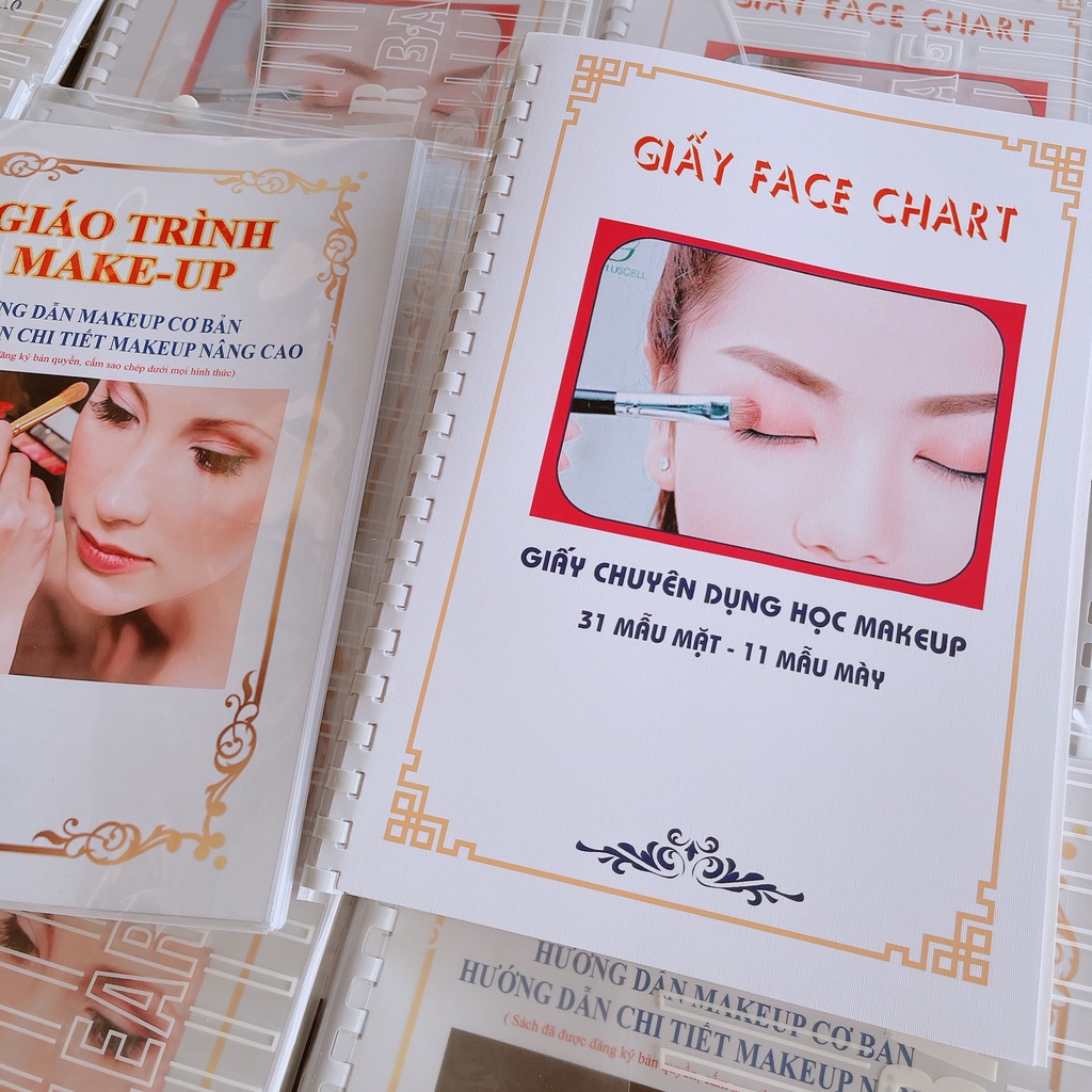 Hướng Dẫn Make Up Và Mặt Nạ Thực Hành Make up 31 mẫu Mày và 11 mẫu mặt