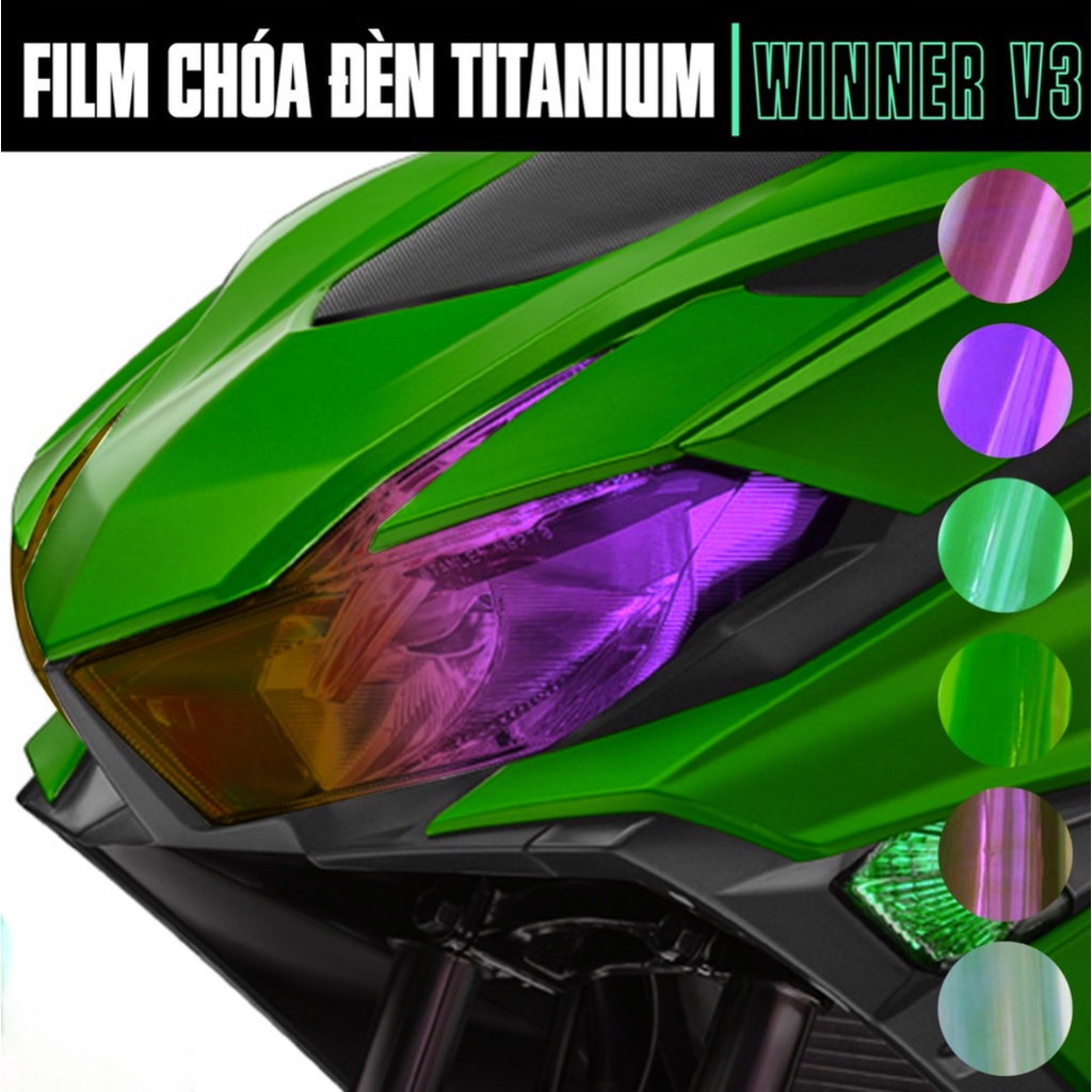 DECAL DÁN CHOÁ ĐÈN WINNER X V2, V3 , FILM DÁN CHUYỂN MÀU LÀM ĐẸP CHO WINNER X V2, V3. PPF BẢO VỆ ĐÈN VÀ MẶT ĐỒNG HỒ