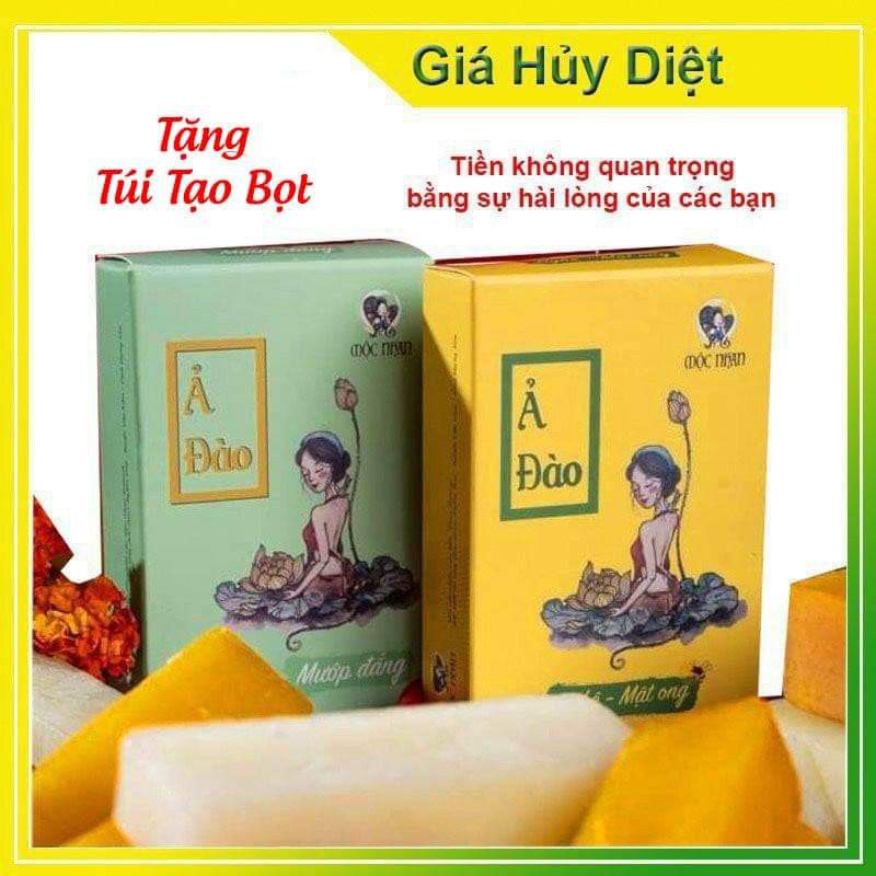 Xà Bông Nghệ - Xà Bông Mướp Đắng Natural dưỡng ẩm sáng da