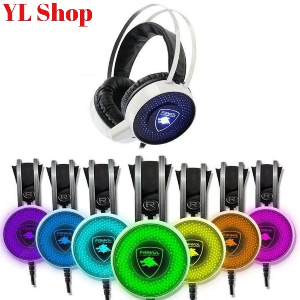 TAI NGHE GAME THỦ CHỤP TAI X3 CÓ MIC THOẠI LED ĐỔI MÀU LIÊN TỤC CỰC CHẤT (dùng tốt cho cả điện thoại và máy tính)